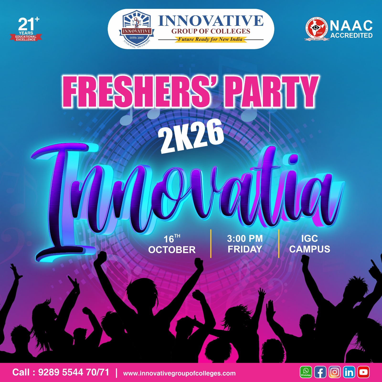 Freshers' Party 2K26 Innovatia