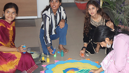 Rangoli Competition 17 Oct Photo 1
